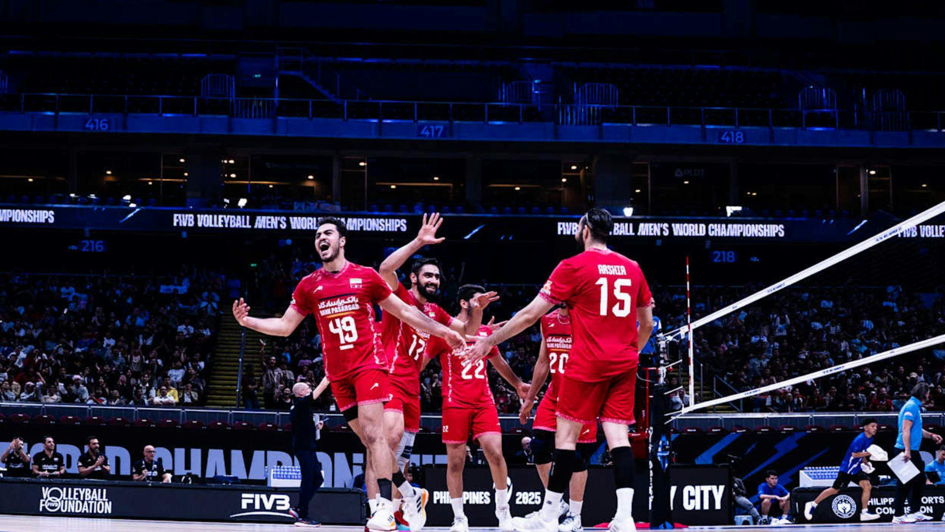 Iran grinds out five-set victory vs Serbia to clinch last FIVB Worlds quarterfinal slot